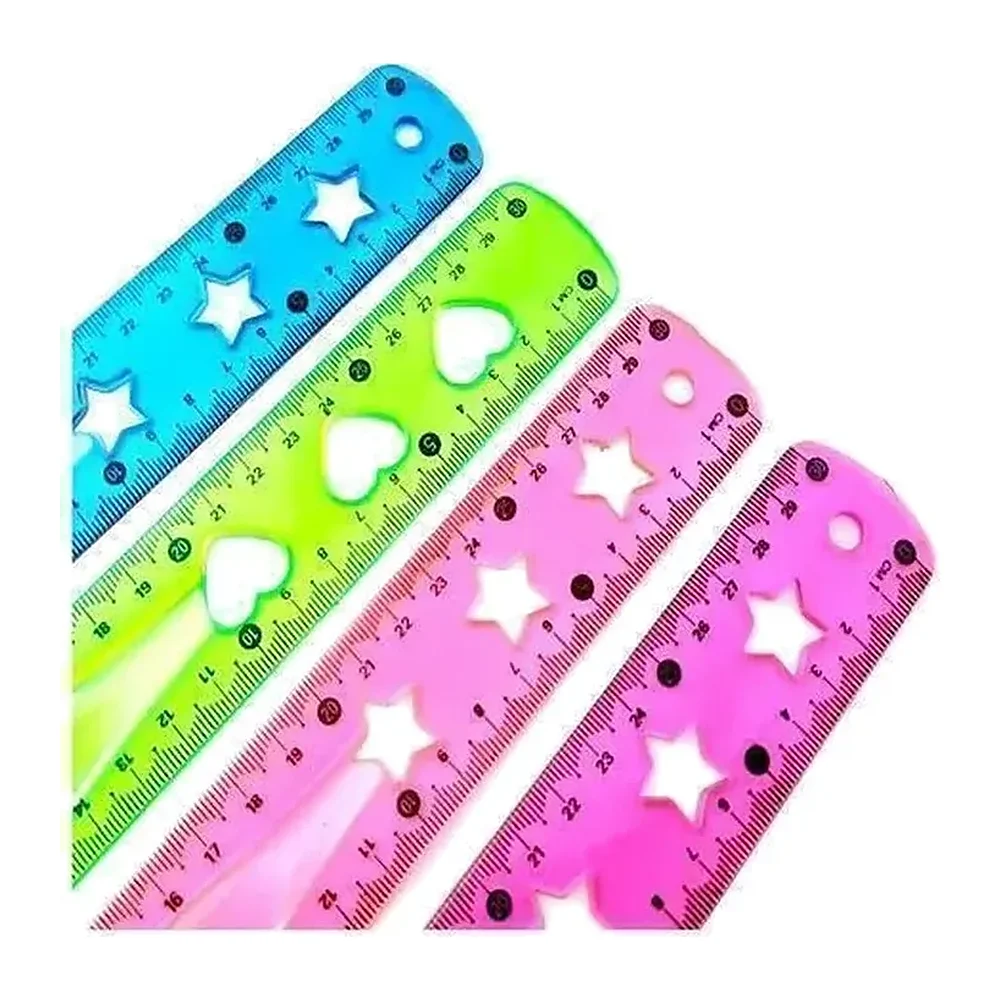 Regla Flexible Lomarey, 30 cm PVC, 1 pieza