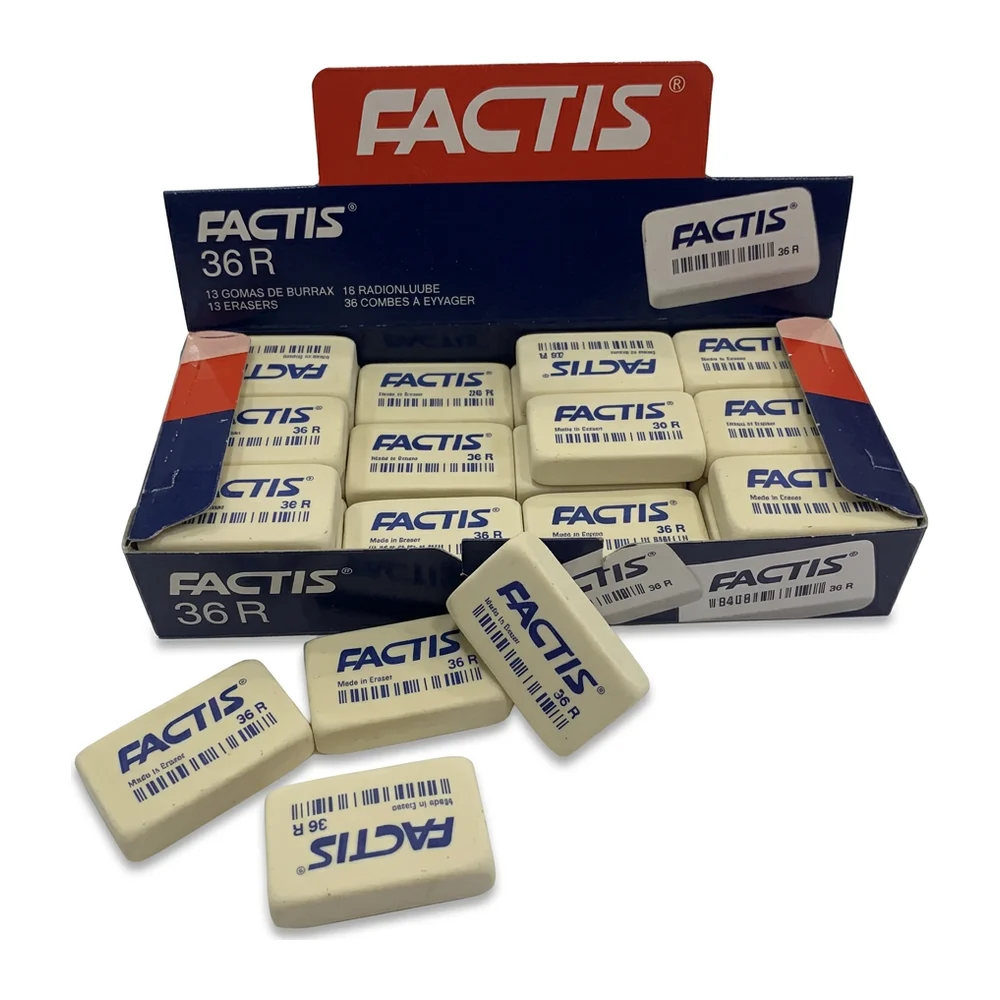 Goma de Borrar Factis 36R, Para lápiz, 30 piezas