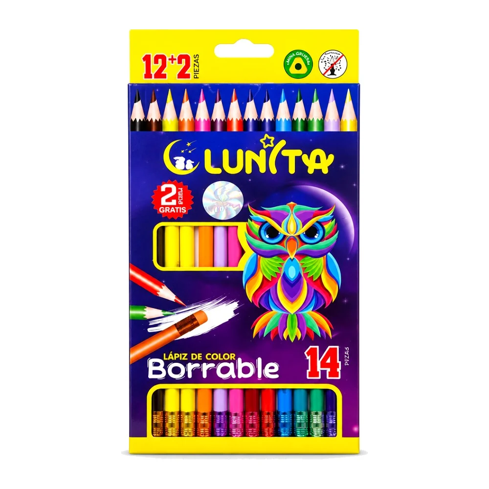 Colores Lunita, Mina 4.2 mm, 12 piezas
