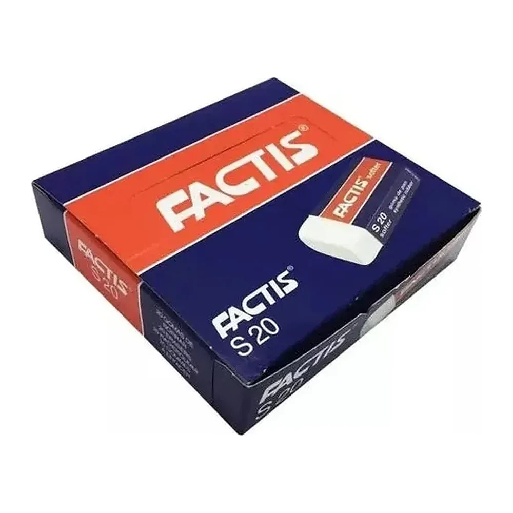 Goma de Borrar Factis S20, Pan migajón, 20 piezas